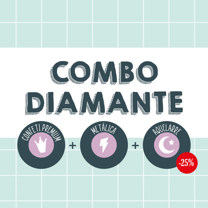 COMBO DIAMANTE: AQUELARRE + METÁLICA + CLUB CONFETI PREMIUM - SUSCRIPCIÓN CUATRIMESTRAL DE PAGO MENSUAL - SCRAPBOOKING