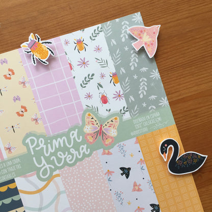 PRIMA Y VERA: COLECC. DIGITAL EXCLUSIVA + TALLER ONLINE (COLAB. CON THE CREATIVE BUNDLE) - SCRAPBOOKING