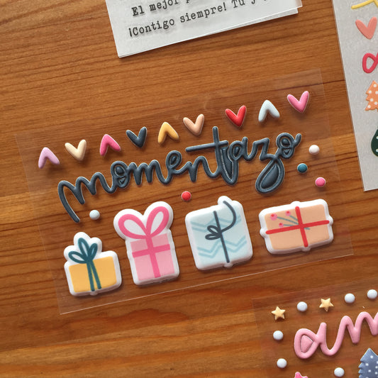 MINI PUFFYS MOMENTAZO - EXCLUSIVO SCRAPLENDARIO 2024 - SCRAPBOOKING