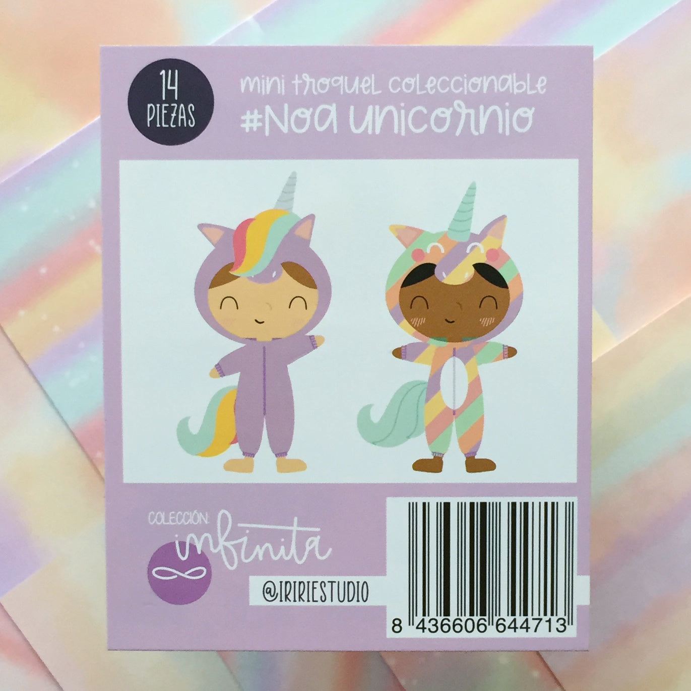 PENINSULA E INTERNACIONAL - TROQUEL COLECCIONABLE NOA UNICORNIO - COL. INFINITA - SCRAPBOOKING