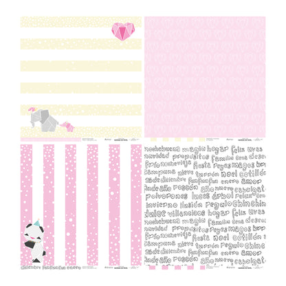 KIT 20 PAPELES NAVIDAD DE PAPEL 12X12" - SCRAPBOOKING