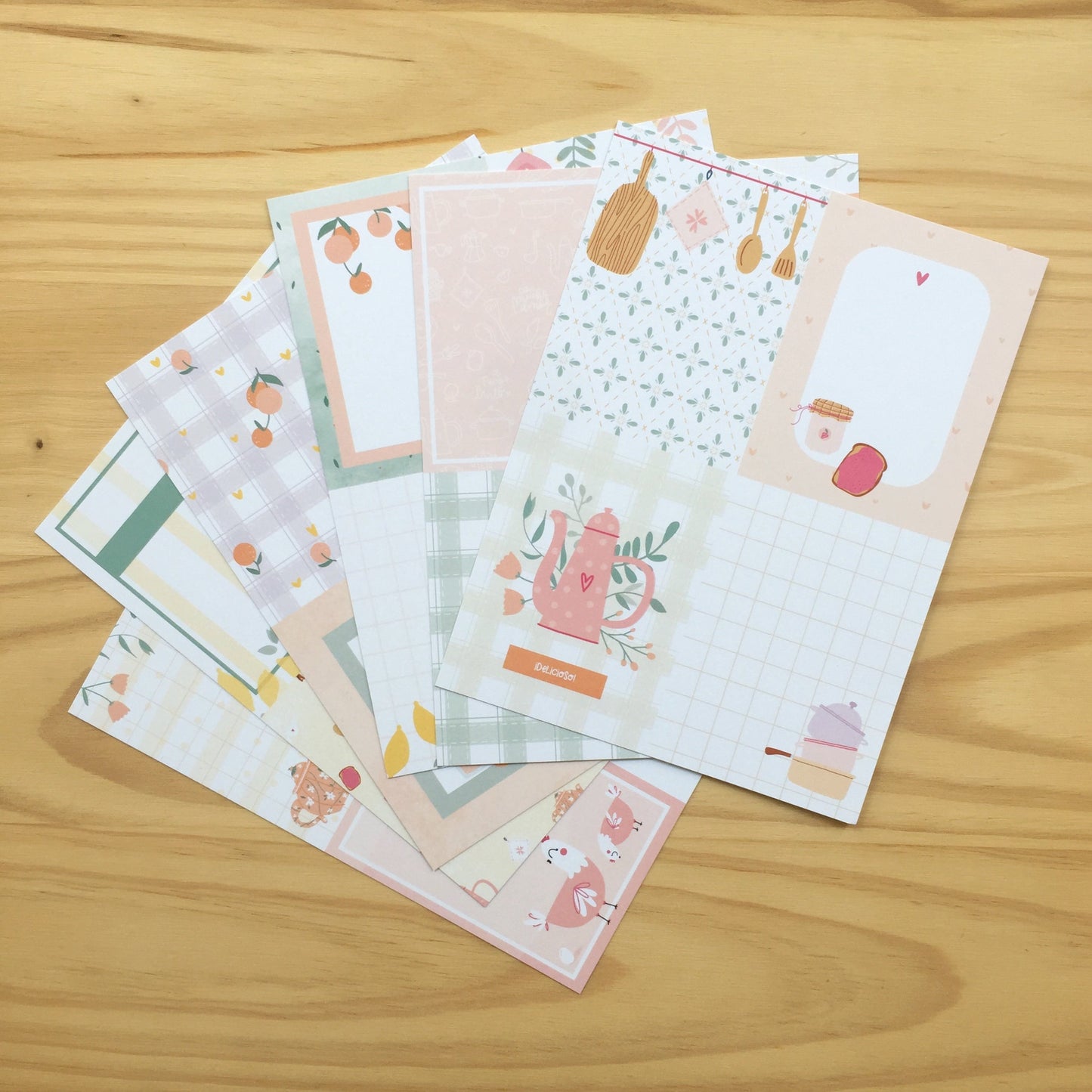 PACK TARJETAS COCINA - TATITA - SCRAPBOOKING